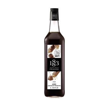 1883 Hazelnut Chocolate Bar Syrup (1L) - Plastic Bottle