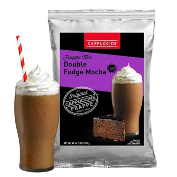 Cappuccine Double Fudge Mocha - Coffee Frappe Mix - 3 lb. Bag