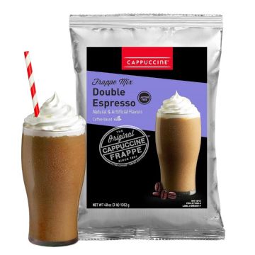 Cappuccine Double Espresso - Coffee Frappe Mix - 3 lb. Bag