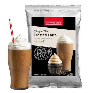 Cappuccine Frosted Latte - Coffee Frappe Mix - 3 lb. Bag