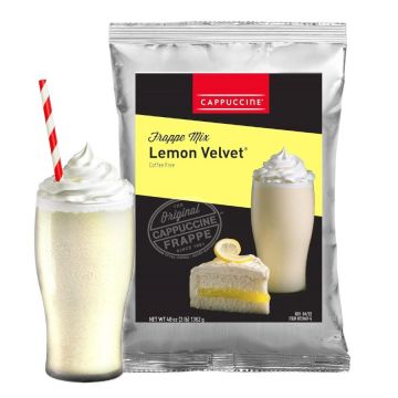 Cappuccine Lemon Velvet - Coffee-Free Frappe Mix - 3 lb. Bag