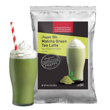 Cappuccine Matcha Green Tea Latte - Tea Frappe Mix - 3 lb. Bag