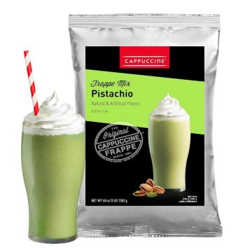 Cappuccine Pistachio - Coffee-Free Frappe Mix - 3 lb. Bag