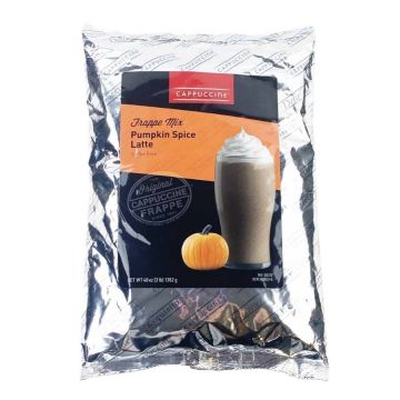 Cappuccine Pumpkin Spice Latte - Coffee-Frappe Mix - 3 lb. Bag