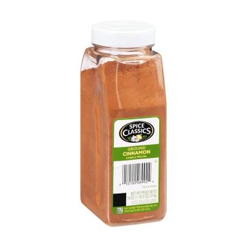 Spice Classics Ground Cinnamon - 18 oz. Tub