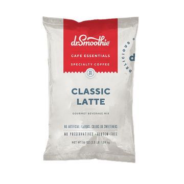 Dr. Smoothie Classic Latte - Cafe Essentials Frappe Mix - 3.5 lb. Bag