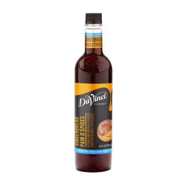 DaVinci Gourmet Sugar Free Gingerbread Syrup (750ml) - Plastic Bottle