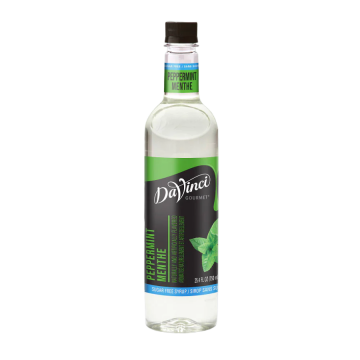 DaVinci Gourmet Sugar Free Peppermint Syrup (750ml) - Plastic Bottle