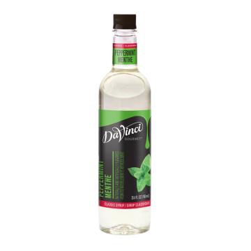 DaVinci Gourmet Classic Peppermint Syrup (750ml) - Plastic Bottle