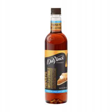 DaVinci Gourmet Sugar Free Pumpkin Pie Syrup (750ml) - Plastic Bottle