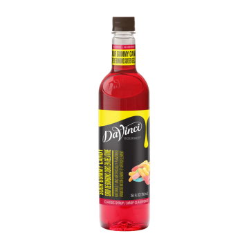 DaVinci Gourmet Sour Gummy Syrup (750ml) - Plastic Bottle