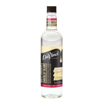 DaVinci Gourmet Classic White Chocolate Syrup (750ml) - Plastic Bottle