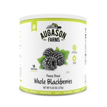 Augason Farms Freeze Dried Whole Blackberries - #10 Can (9.63 oz.)