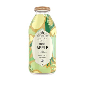 Harney & Sons Organic 100% Apple Juice - 12/16 oz. Case