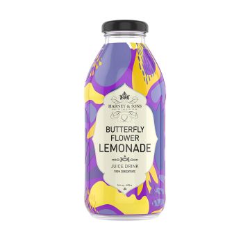 Harney & Sons Organic Butterfly Flower Lemonade Juice - 12/16 oz. Case
