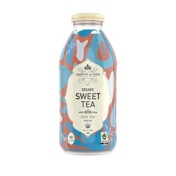 Harney & Sons Organic Sweet Black Iced Tea - 12/16 oz. Case