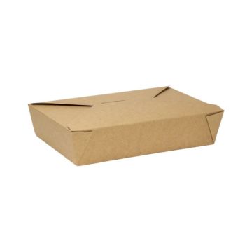 Karat 54 fl oz Fold-To-Go Box #2 - Kraft - 200 Count