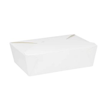 Karat 76 fl oz Fold-To-Go Box #3 - White - 200 Count