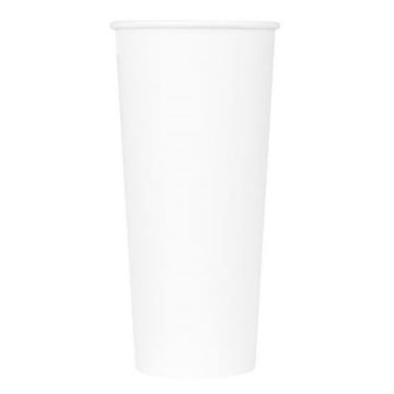 Karat 24 oz. White Paper Hot Cups (90mm)