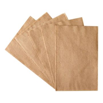 Karat 8" x 6.5" Kraft 2-Ply Interfold Dispenser Napkin - 6000 Count