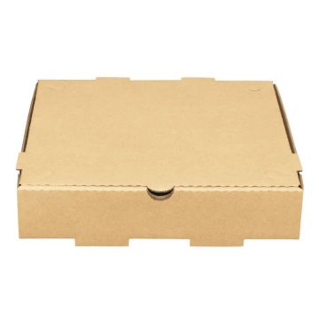 Karat Corrugated Kraft Pizza Box 10" x 10" x 2" - 50 Count