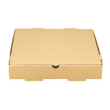 Karat Corrugated Kraft Pizza Box 12" x 12" x 2" - 50 Count