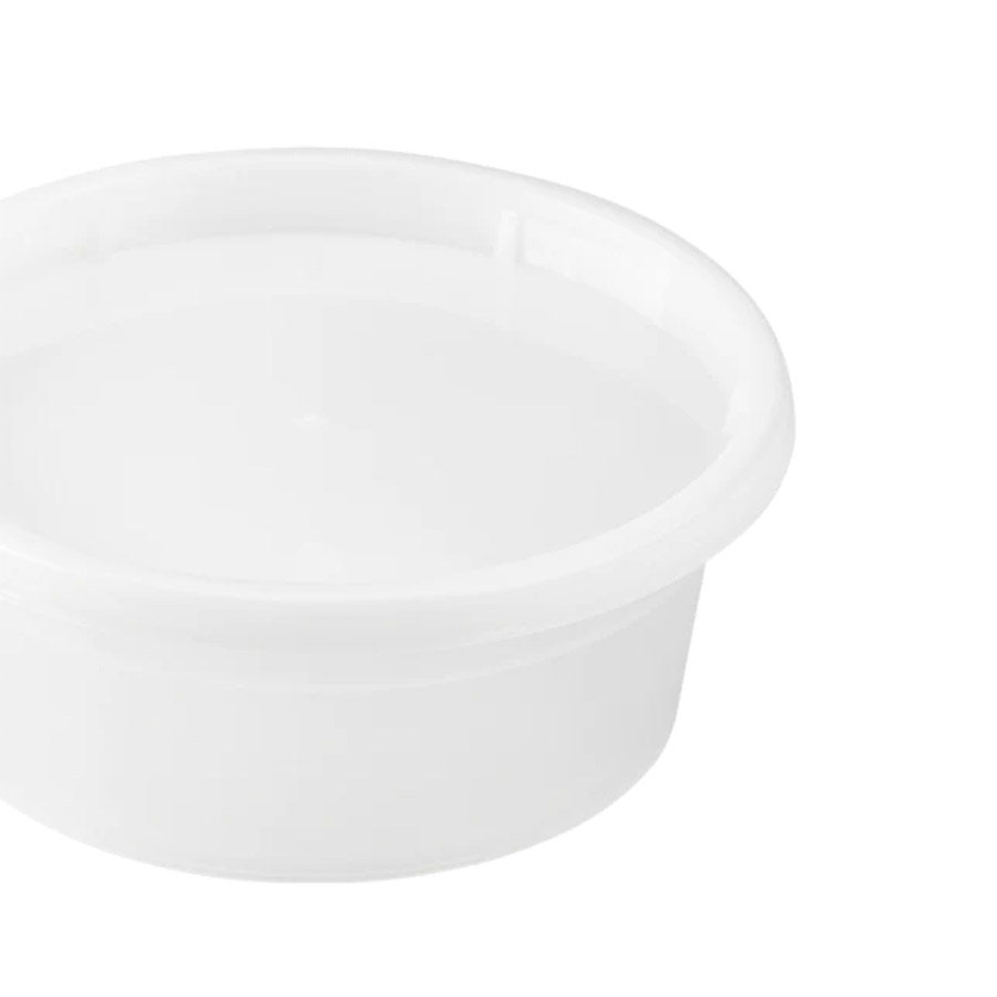 Wholesale 12 oz Black PP Injection Molded Round Deli Containers