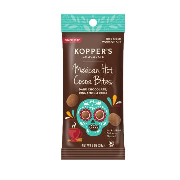 Koppers Grab & Go Bags - Mexican Hot Cocoa Bites - 24/2 oz. Case