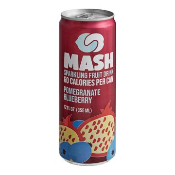 MASH Pomegranate Blueberry Sparkling Fruit Drink - 12/12 oz. Case