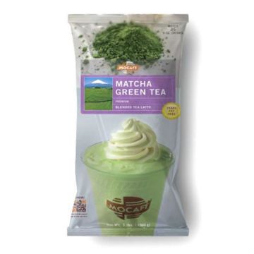 MoCafe Green Matcha - Tea Blended Frappe Mix - 3 lb. Bag