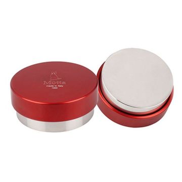 Motta 58 mm Lightning Press Flat Base Tamper - Red