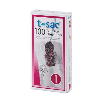 Numi T-Sac Loose Leaf Tea Filter - Size 1 - 100 Count Box