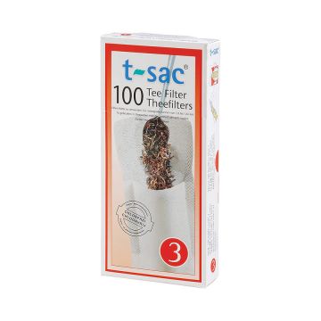 Numi T-Sac Loose Leaf Tea Filter - Size 3 - 100 Count Box