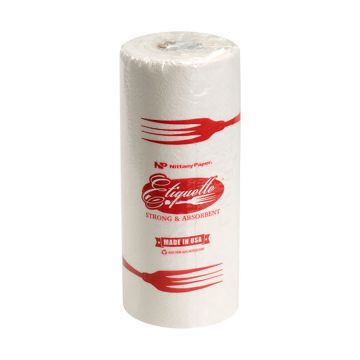 Etiquette White 2-Ply Household Paper Towel Roll - 30 Count