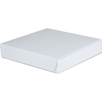 White Paperboard Pizza Box 10" x 10" x 1.5" - 200 Count