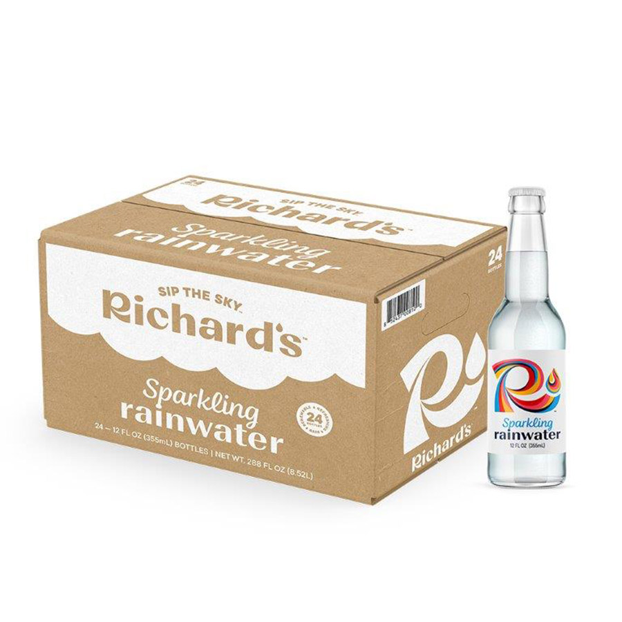 Richard's Sparkling Rainwater Glass Bottle