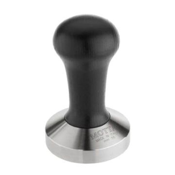 58 mm Motta Black Wooden Handled Coffee Tamper