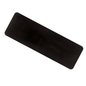 Large Black Tamping Mat - 18" x 6"