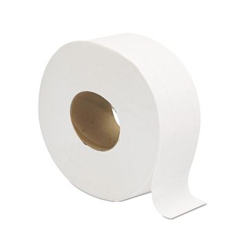 2 Ply 9" x 1000' Junior Jumbo Toilet Paper - 12 Count