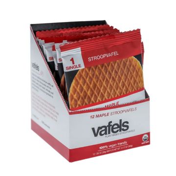 Vafels - Organic Maple Stroopvafel - 12 Count Box