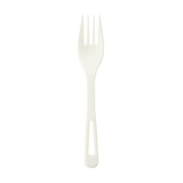 World Centric Compostable TPLA Eco-Friendly Fork - Natural