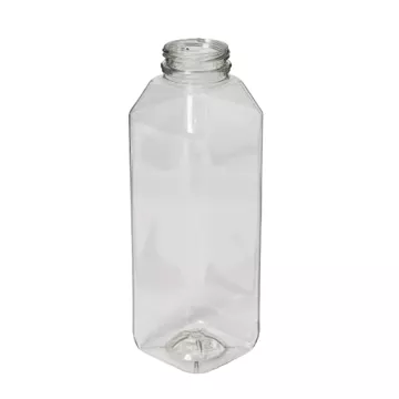 16 oz. Square Plastic Bottle - 160 Count