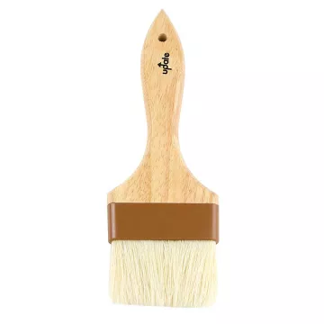 Update International 3" Flat Boar Bristle Pastry Brush