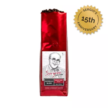 Sergio's Gourmet Espresso Blend - Limited Edition - 1 lb Bag, Whole Bean