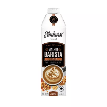 Elmhurst Barista Maple Walnut Milk - 6/32 oz. Case