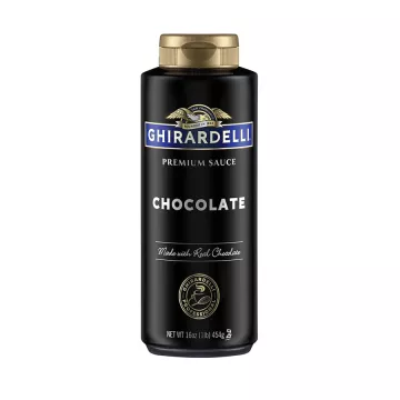 Ghirardelli Black Label Dark Chocolate Sauce Squeeze Bottle - 16 oz.