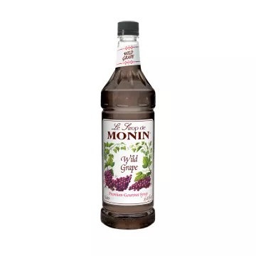 Monin Wild Grape Syrup (1L) - Plastic Bottle