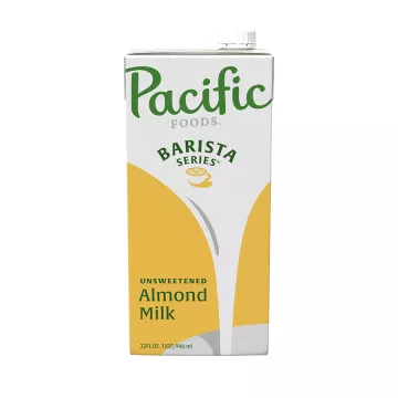 Pacific Barista Series Unsweetened  Almond Milk - 12/32 oz. Case