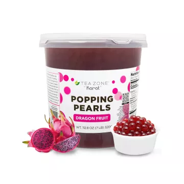 Tea Zone Dragon Fruit Popping Pearls